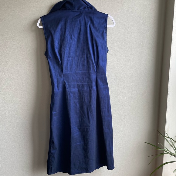 Samuel Dong Cocktail Dress Blue Mini Size Medium - Picture 4 of 4